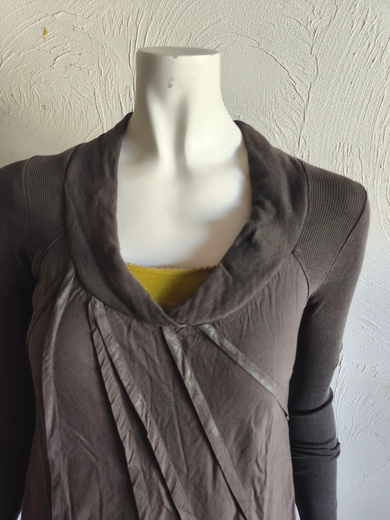 Vestido de dos materiales – photo 2